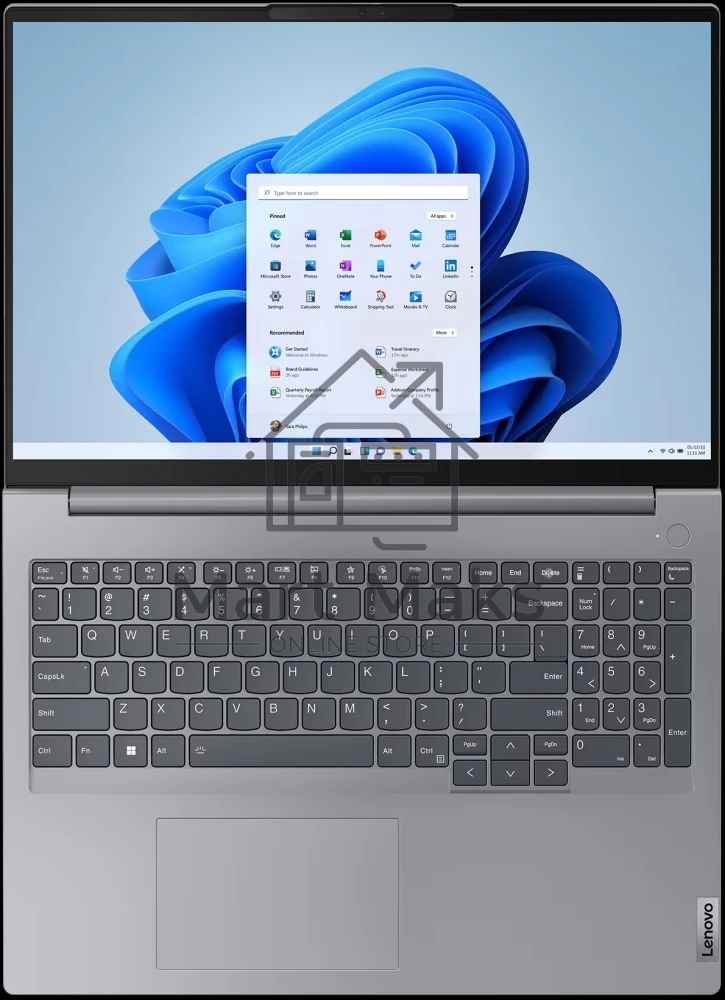 Ноутбук Lenovo ThinkBook 16 G6 IRL серый Intel Core i5 13420H 2100MHz/16