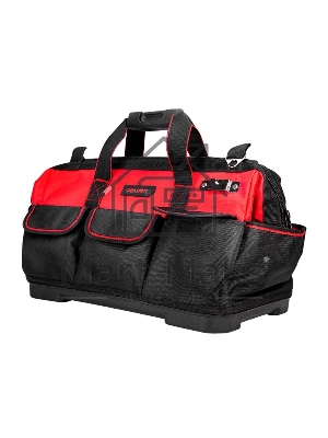 Сумка для инструментов с жестким пластиковым дном Deli DL430320 475 x 220 x 310мм, 14 карманов, плечевой ремень, ткань Оксфорд 1680D