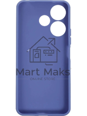 Чехол (клип-кейс) BoraSCO для Xiaomi Poco M6 4G Silicone Case лавандовый (73630)