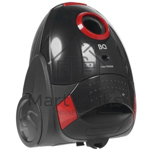 Пылесос Blackton VC1401B черный/красный, 350/1400 Вт, уборка сухая, пылесборник мешок 1.5 л