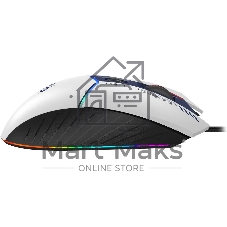 Мышь беспроводная A4Tech Bloody W95 Max Sports синий/белый оптическая (12000dpi) USB (10but)