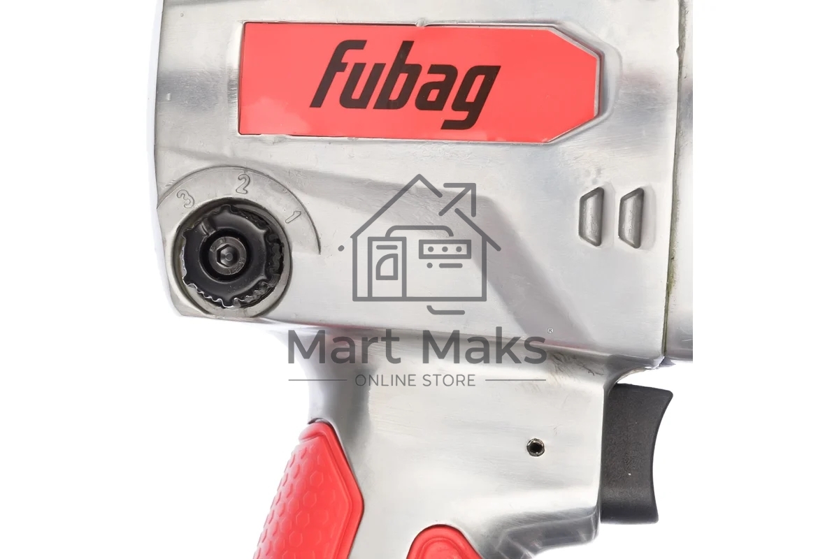 Гайковерт пневматический FUBAG IW 900100194 ударный 1/2'' 360л/м 880нм 6.3бар 1/2''