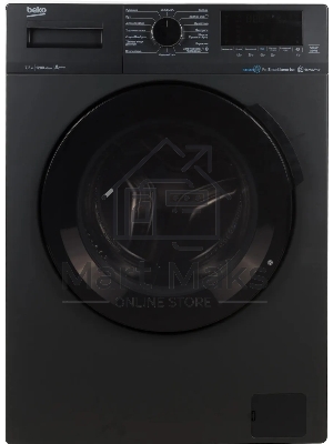 Стиральная машина Beko WSPE7H616A темно-серый, загрузка фронтальная 7,5 кг, 1200 об/мин., класс: А