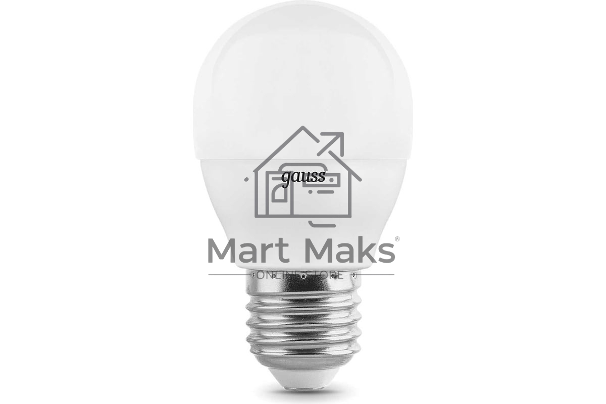 Лампа светодиодная Gauss LED Globe 7Вт E27 3000К step dimmable (диммир.) 105102107-S