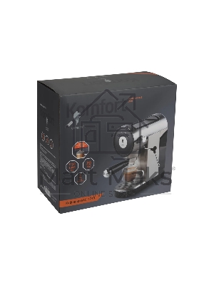 Кофеварка рожковая LEONORD LE-1749 (108134) черный/стальной, исп. кофе - молотый, 0,8 л, 1360 Вт, 20 бар