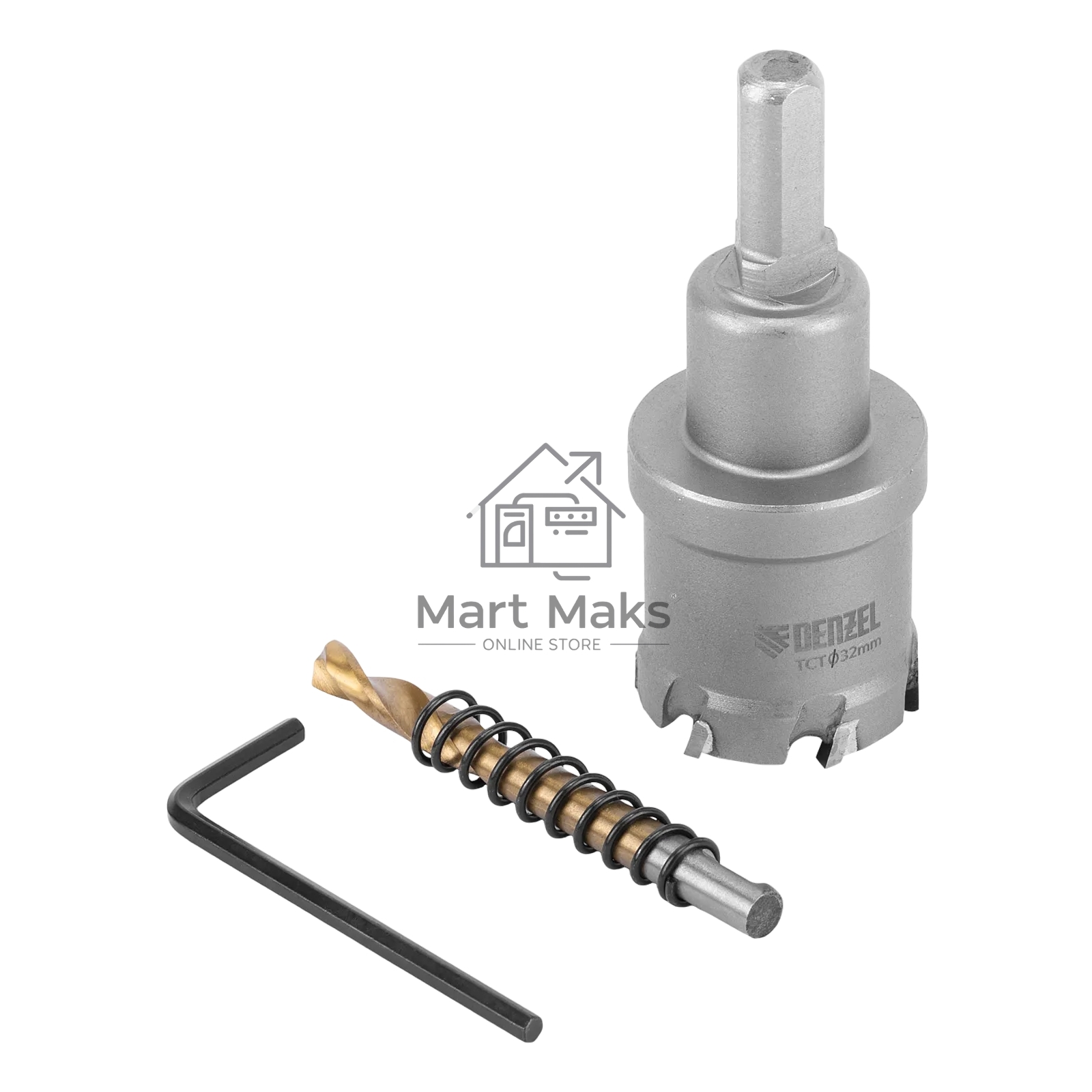 Коронка по металлу Denzel твердосплавная, 32 мм