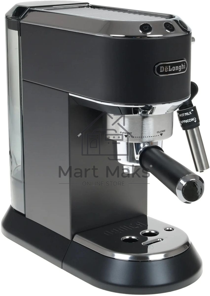 Кофеваркa рожковая DeLonghi EC 685 BK черный, исп. кофе - молотый/чалды, 1.1 л, 1350 Вт, 15 бар