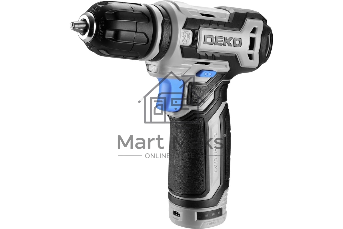 Дрель-шуруповерт Deko ZKCD12FU-Li 063-4141, Аккумуляторная, 12 В