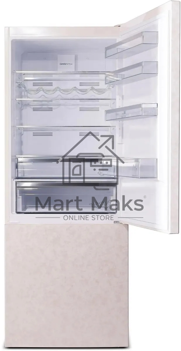 Холодильник Sharp SJ492IHXJ42R бежевый двухкамерный 333/128л морозилка снизу, No Frost