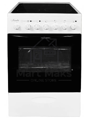 Плита электрическая Лысьва EF4005MK00 черный, конфорок 4 электрических, духовка 57 л, 50 см x 84 см x 60 см (без крышки)