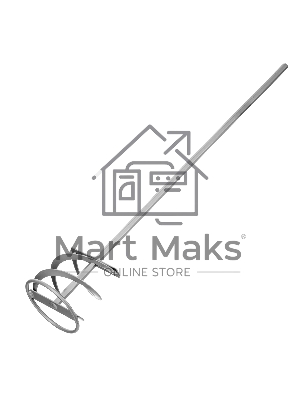 Миксер Сибртех для красок и штукатурных смесей, 100х10х600 мм, шестигранный хвостовик