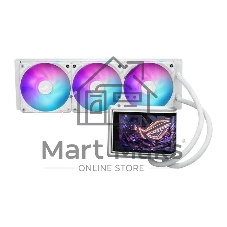 Жидкостная система охлаждения ASUS ROG RYUO IV 360 ARGB WHT белый, алюминий/медь, 2000 об/мин, 30.7 дБ, 4 pin