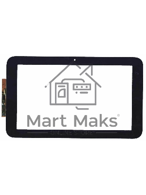 Сенсорное стекло (тачскрин) для HP Pro Slate 10, черное