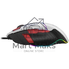 Мышь беспроводная A4Tech Bloody W95 Max Sports синий/белый оптическая (12000dpi) USB (10but)