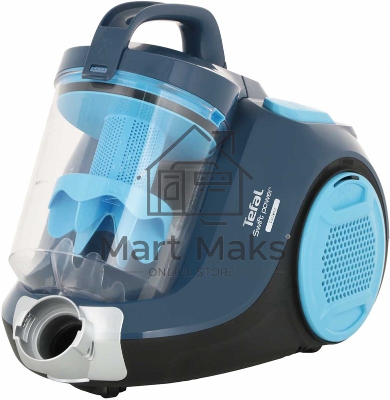 Пылесос Tefal TW2971EA синий, 200/750 Вт, уборка сухая, пылесборник контейнер 1.2 л