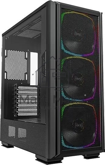 Компьютерный корпус Montech SKY TWO GX черный без БП ATX 3x140mm 2xUSB3.0 1xUSB3.1 audio bott PSU