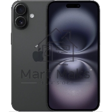 Смартфон Apple iPhone 16, 8/256Gb, черный