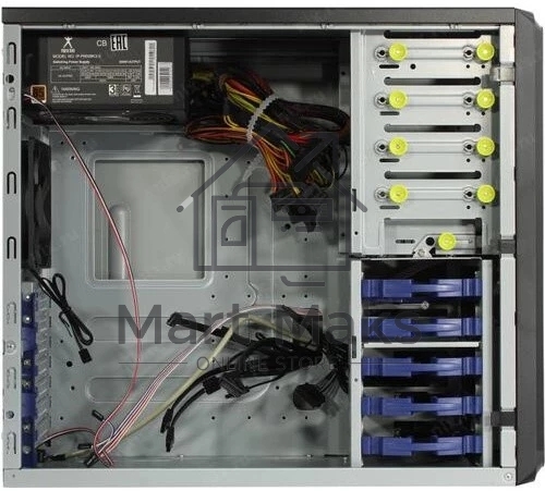 Компьютерный корпус Midi Tower InWin PE689 Black 750W P75F 80plus Gold USB3.0*2+A(HD)+front fan 120mm*1+rear fan 120mm*1+ 2*2SATA+1*1SATA+Intrusion Switch/ holes for SL20” RACKMOUNT