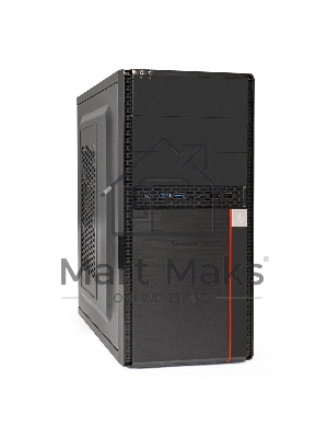 Компьютерный корпус Minitower ExeGate BA-204U-UNS350 (mATX, БП UNS350 с вент. 12см, 2*USB+2*USB 3.0, аудио, черный)