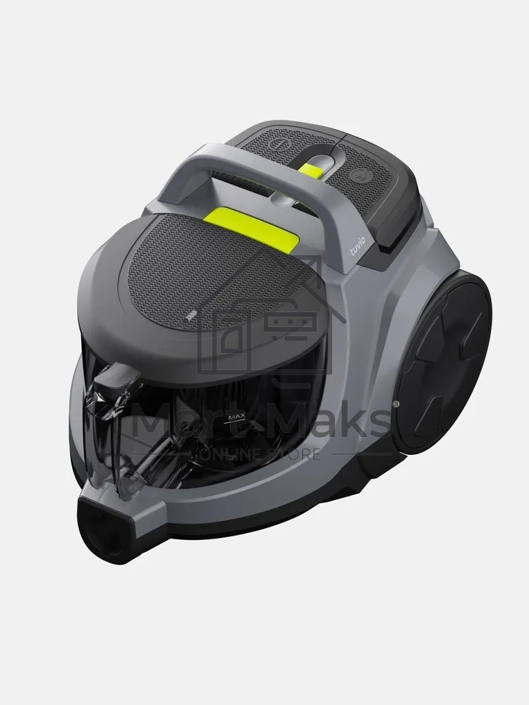 Безмешковый циклонный пылесос Tuvio TVC01C, 1800 Вт, серый
