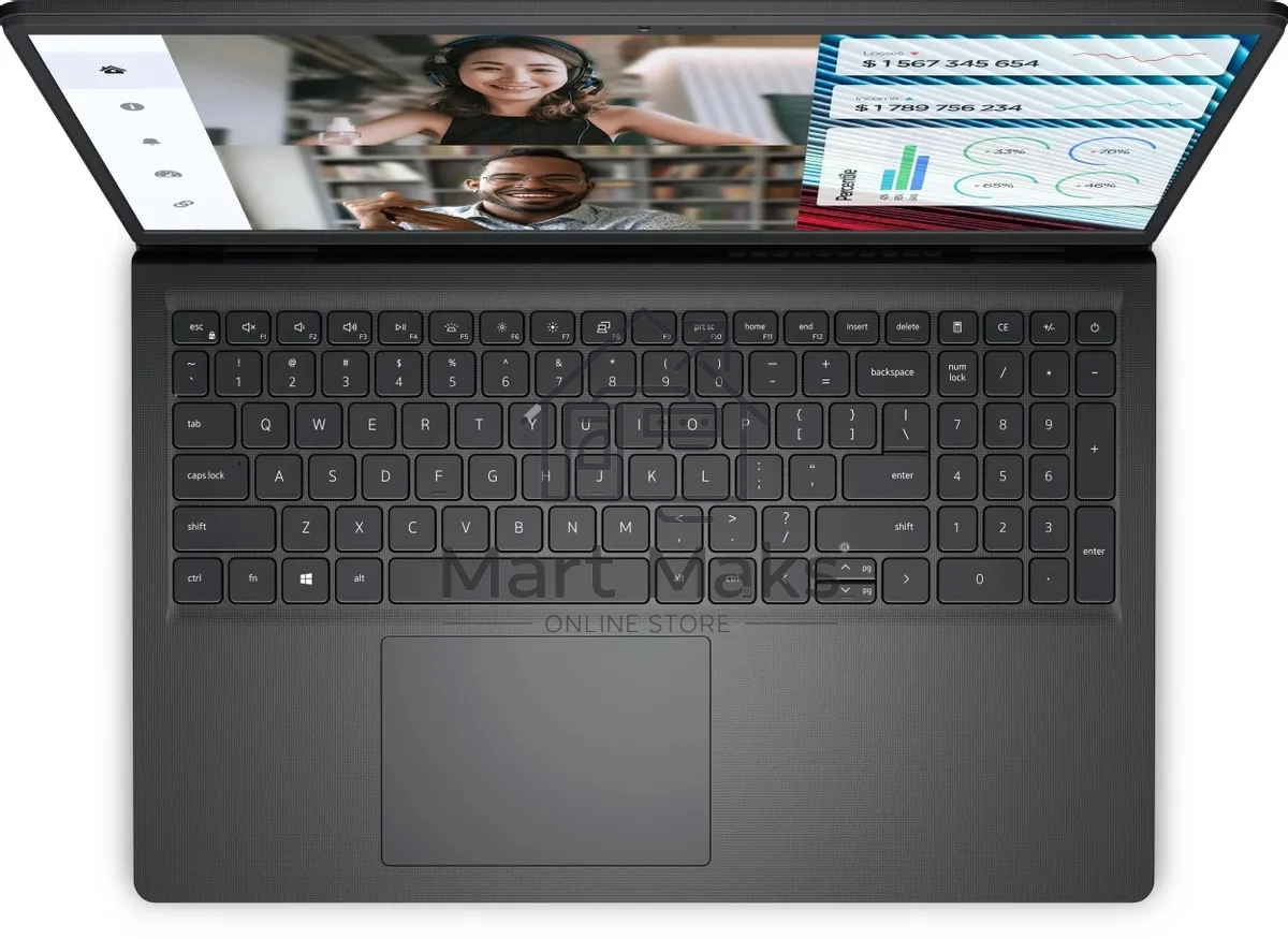 Ноутбук Dell Vostro 3520 Core i3 1215U 16Gb SSD512Gb Intel UHD Graphics 15.6