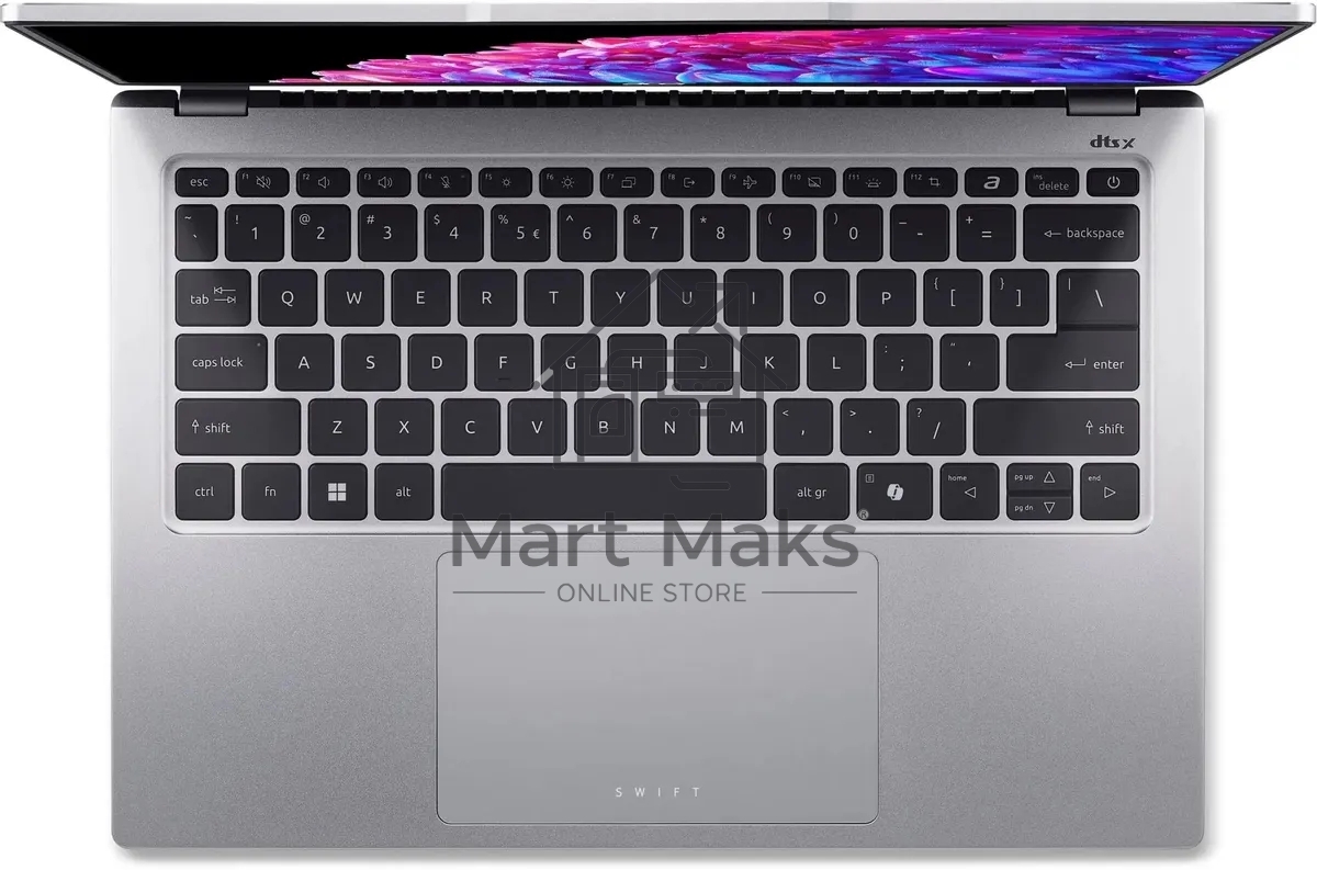 Ноутбук Acer Swift Go 14 SFG14-73-70EH серебристый NX.KSGCD.002 Core Ultra 7 155H 16Gb SSD1Tb Intel Arc 14