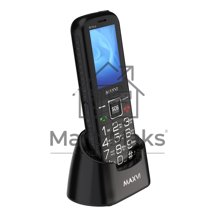 Мобильный телефон Maxvi B21ds up черный