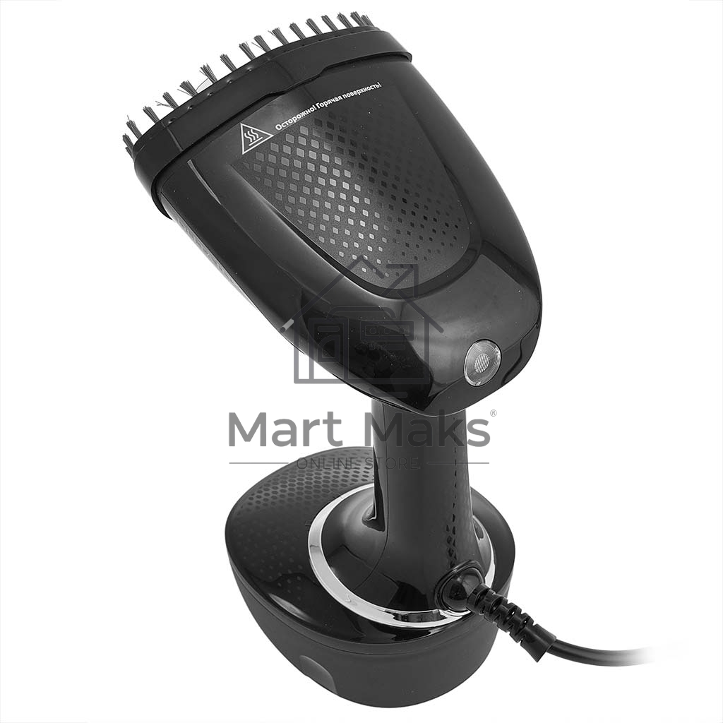 Отпариватель Delta LUX DE-3200P черный, 1500 Вт, 30 г/мин, 400 мл