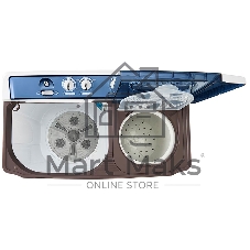 Стиральная машина LG P1961RWPT белый/синий, загрузка вертикальная 16 кг