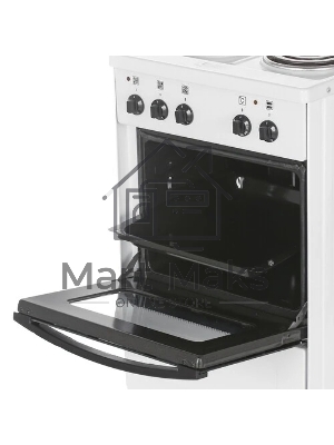 Плита электрическая Мечта 341Т белый, конфорок 3 электрических, духовка 49 л, 50 см x 85 см x 60 см