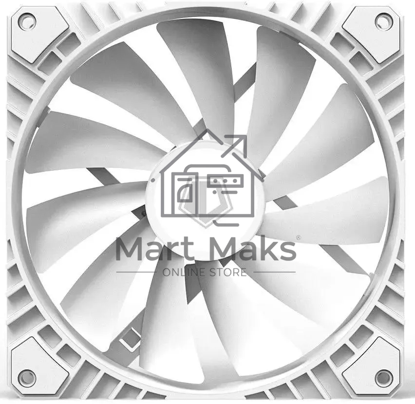 Вентилятор для корпуса ID-Cooling WF-14025-XT WHITE V2 белый, 140 мм, 1600 об/мин, 32.6 дБ, 4 pin
