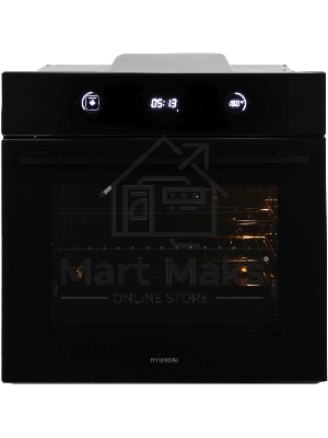 Духовой шкаф Электрический Hyundai HEO 6752 BG черное стекло