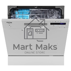 Посудомоечная машина Korting KDFM 25358 W, белый, 55 см, 8 компл., сушка конденсационная, 49 дБ, класс A+