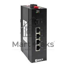 Коммутатор EKF TSX-U-1GX/SFP-4GTP, 4×1 Гбит/с PoE + 1×1 Гбит/с SFP, неуправляемый