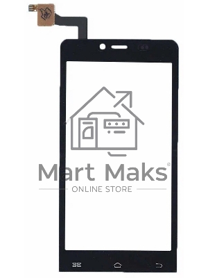 Сенсорное стекло (тачскрин) для Micromax Q370, черное