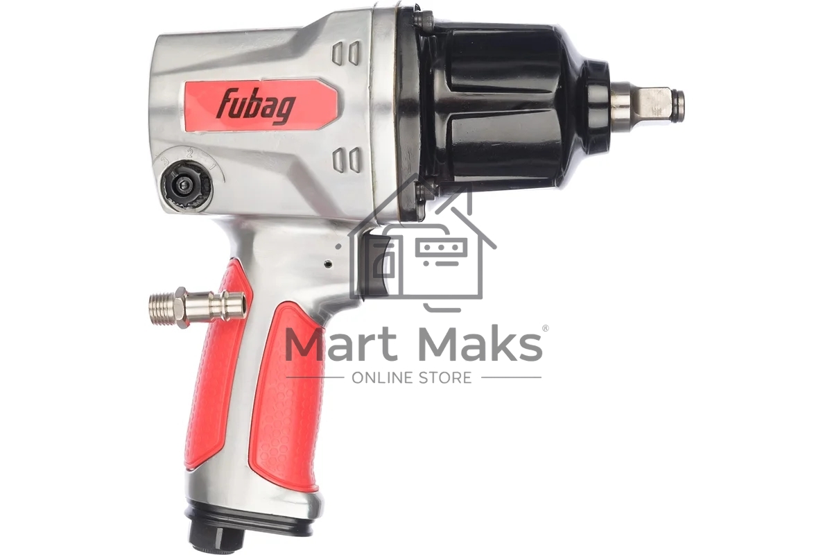 Гайковерт пневматический FUBAG IW 900100194 ударный 1/2'' 360л/м 880нм 6.3бар 1/2''