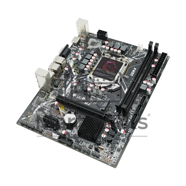 Материнская плата AFOX IH510D4-MA6-V2, LGA 1200, Intel H510, 2xDDR4, 3xSATA, 1xM.2, 1xPCI-E 4.0 x16, 1xPCI-E x1, 1xVGA, 1xHDMI, 1x 1Gb LAN, 2xUSB 2.0, 2xUSB 3.0, 2xPS/2, 6.1, mATX