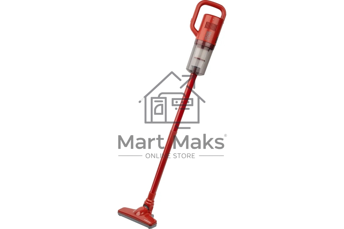 Вертикальный пылесос HOMESTAR HS-1027 красный (105873)