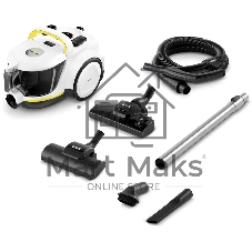 Пылесос Karcher VCC 6 CycloneX белый/черный, 800 Вт, уборка сухая, пылесборник контейнер 1,5 л
