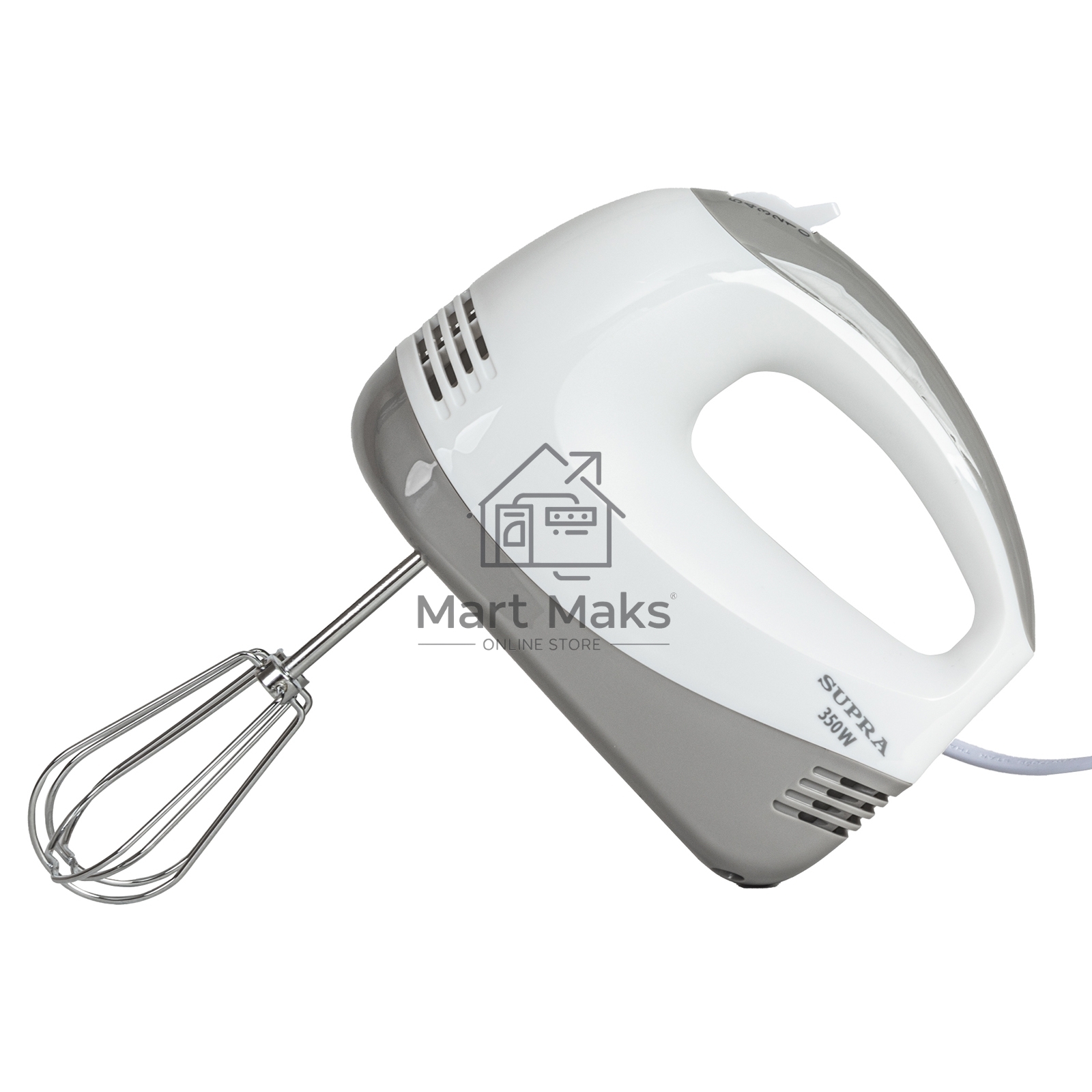 Миксер ручной SUPRA MXS-520 350Вт белый