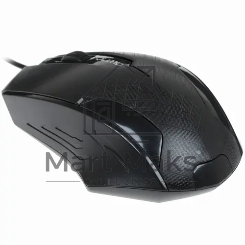 Мышь проводная Qumo Office M14 черный, 1000 dpi, USB, кнопки - 3