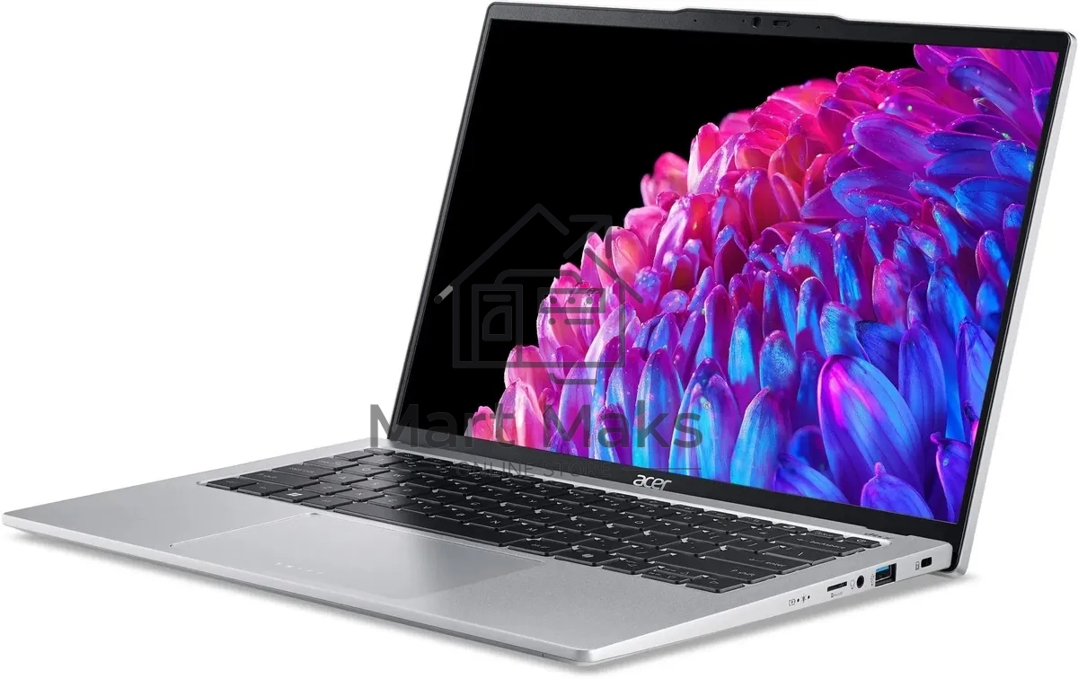 Ноутбук Acer Swift Go 14 SFG14-73-70EH серебристый NX.KSGCD.002 Core Ultra 7 155H 16Gb SSD1Tb Intel Arc 14