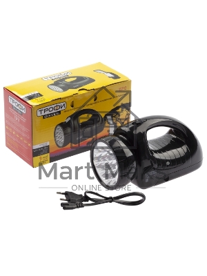 Фонарь светодиодный Трофи TSP12 кемпинговый походный ударопрочный, 150 LED, 2 режима, встроенный светильник