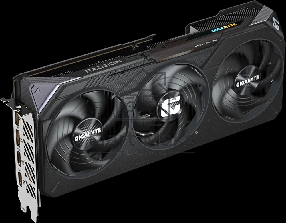 Видеокарта Gigabyte AMD Radeon RX 9070 GAMING OC, PCIe 5.0 16GB GDDR6, 256 bit, 3 x DisplayPort, HDM, GPU 2070 MHz (GV-R9070GAMING OC-16GD)
