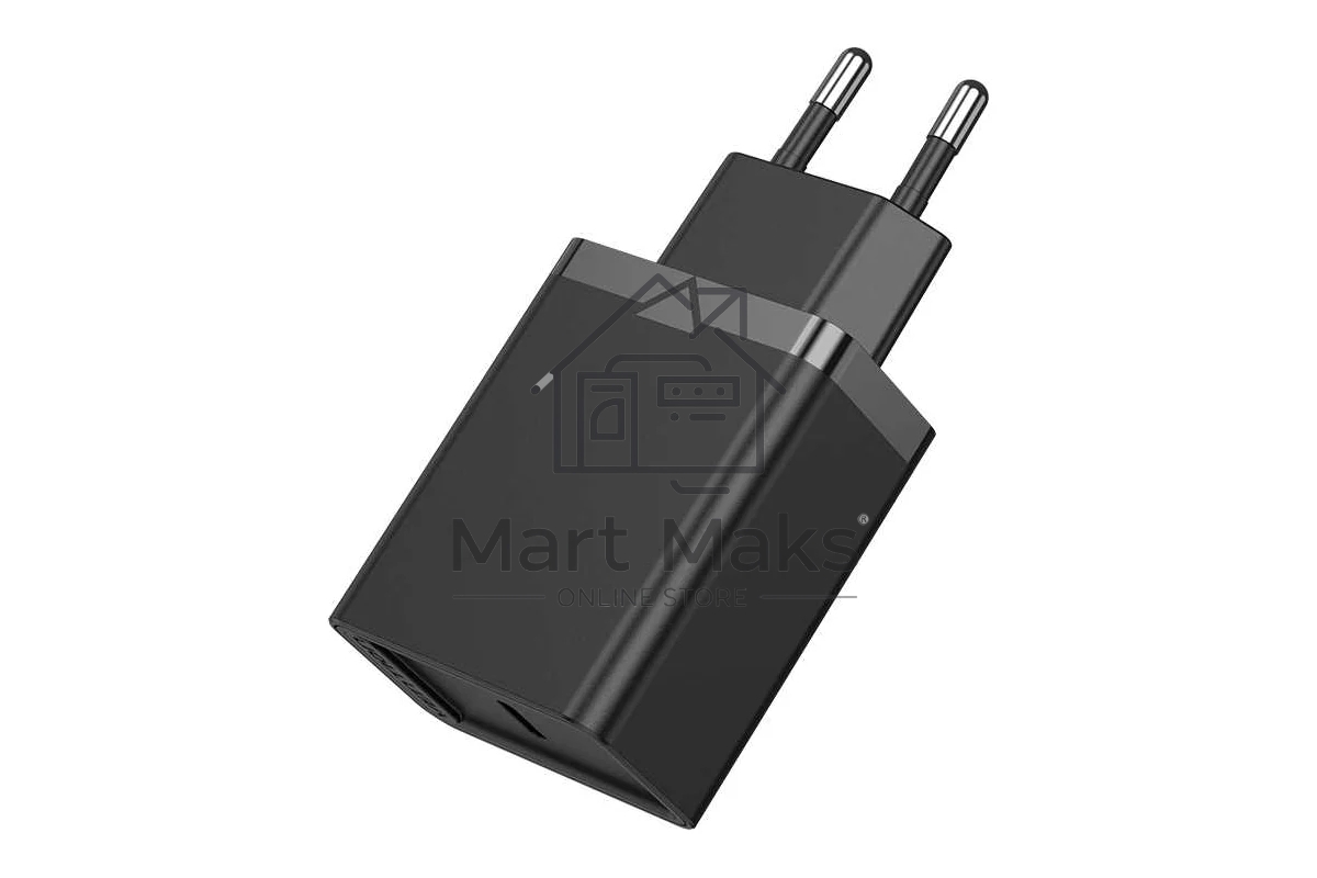 Набор для зарядки Vention FAHBF-EU з/у 25W и кабель USB-C 3А черный
