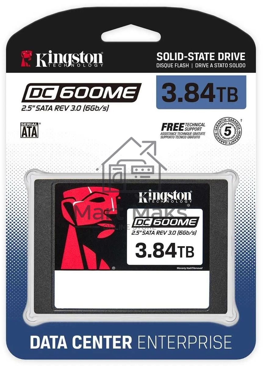 Накопитель SSD Kingston DC600M SATA-III 3.84TB SEDC600ME/3840G 2.5