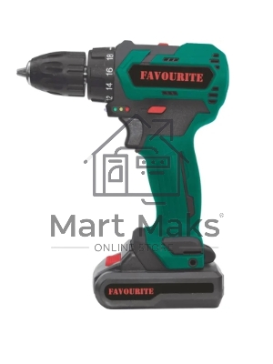 Дрель-шуруповерт FAVOURITE DC 14NB, Аккумуляторная, 14В, 2 АКБ, Кейс