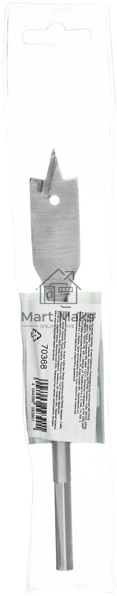 Сверло по дереву Сибртех перовое, 18 мм