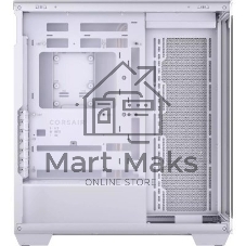 Корпус без блока питания/ Case Corsair 3500X, Midi-Tower, TG, no fan, 2xUSB-A 3.2, 1xUSB 3.2 Type-C, E-ATX, ATX, mATX, mITX White