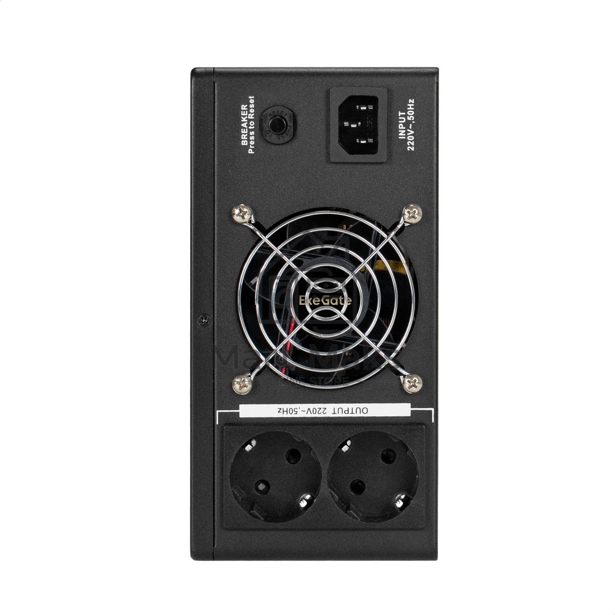 Комплект Источник бесперебойного питания EX295992RUS + батарея 45Aч EX285666RUS 1шт (инвертор, синус, для котла, PF=1, настенный) ExeGate IdealSine SR-600.LCD.2SH <600VA/600W, чистая синусоида, цветной LCD-дисплей, 2*Schuko, крепление настенное, Black> + 